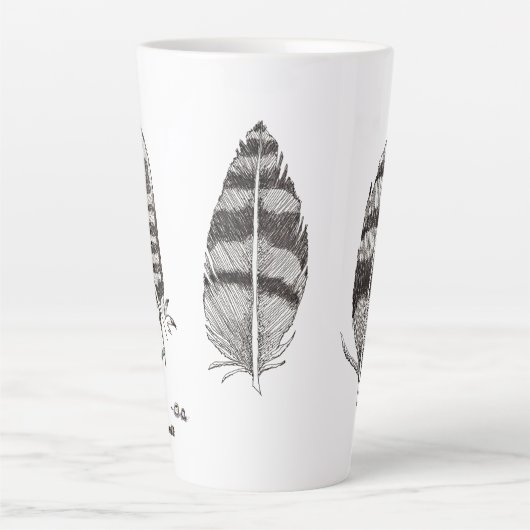 With Imagination Flight カフェラテマグ (正面)