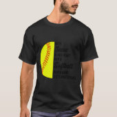 With Jesus In Her Heart And A Softball She Is Unst Tシャツ (正面)