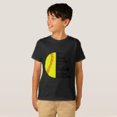 With Jesus In Her Heart And A Softball She Is Unst Tシャツ (正面フル)