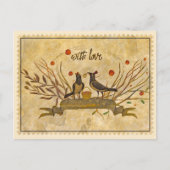 With Loveヴィンテージバレンタインポストカード ポストカード (正面)