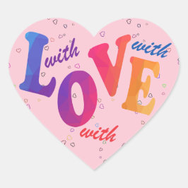 With love ハートシール