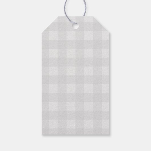 With Love Christmas Chic & Bold Black, White & Red ギフトタグ (裏面)