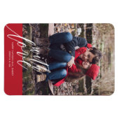 With Love Father's Day Photo マグネット (横)