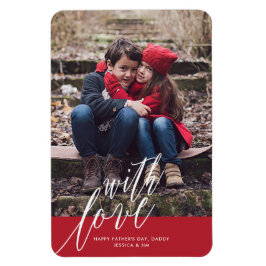 With Love Father's Day Photo マグネット
