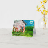 with*love_folded空白のなメッセージカード カード (黄色い花)