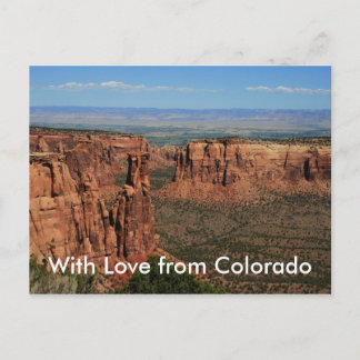 With Love from Colorado ポストカード