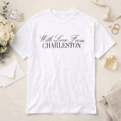 With Love From Custom City Wedding Merch Toss Tシャツ