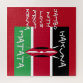 With Love From Kenya Jambo Hakuna Matata ジグソーパズル (横)
