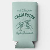 With Love From [Your City] カスタムバチェロレッテ スリム缶クーラー (裏面)