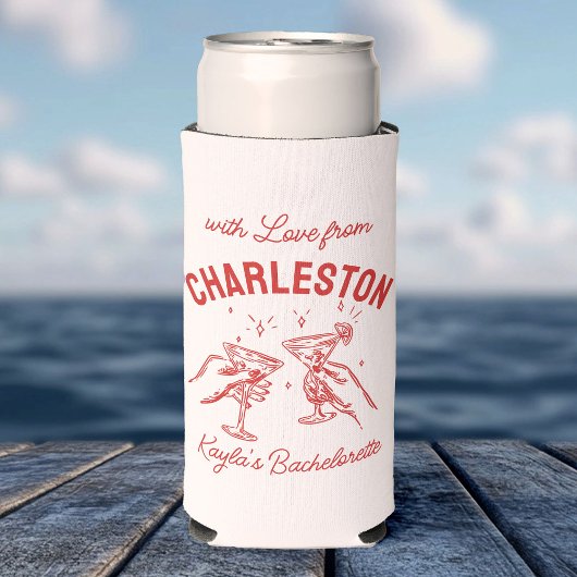 With Love From [Your City] 🍸カスタムバチェロレッテ スリム缶クーラー