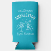 With Love From [Your City] カスタムバチェロレッテ スリム缶クーラー (正面)