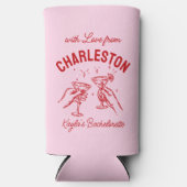 With Love From [Your City] カスタムバチェロレッテ スリム缶クーラー (正面)