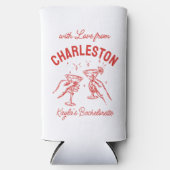 With Love From [Your City] 🍸カスタムバチェロレッテ スリム缶クーラー (正面)