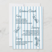 With Love From [Your City] Blueバチェロレッテ 招待状 (裏面)