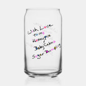 With Love Glass ガラス缶 (正面)