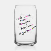 With Love Glass ガラス缶 (裏面)