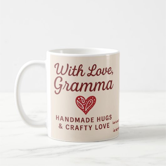 With Love, Gramma Mug コーヒーマグカップ (左)