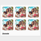 With Love Happy Mother's day書道カスタム スクエアシール (シート)