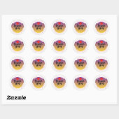 With Love Heart Sticker – Minimal Cute Love  ラウンドシール (シート)