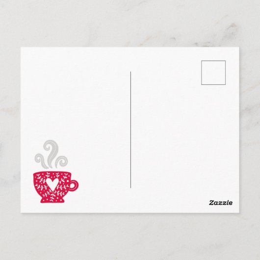 WITH LOVE JOY TO THE WORLD写真フォークアート ポストカード (裏面)