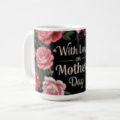 With Love on Mother's Day コーヒーマグカップ (正面左)