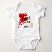 With Love Personalized Baby Bodysuit ベビーボディスーツ (正面)