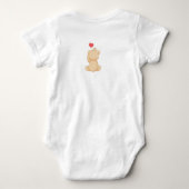 With Love Personalized Baby Bodysuit ベビーボディスーツ (裏面)