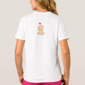 With Love Personalized Kids Basic T-Shirt Tシャツ (裏面)