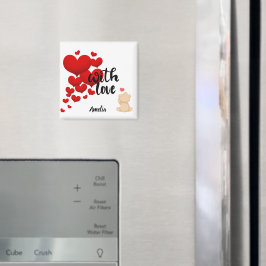 With Love Personalized Magnet マグネット