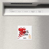 With Love Personalized Magnet マグネット (インサイチュ (食洗機))