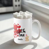 With Love Personalized Mug コーヒーマグカップ