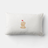 With Love Personalized Throw Pillow ランバークッション (裏面)