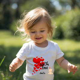 With Love Personalized Toddler T-Shirt トドラーTシャツ