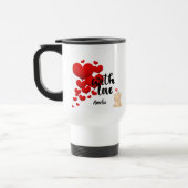 With Love Personalized Travel Mug トラベルマグ (左)