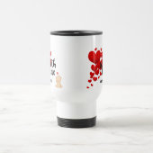 With Love Personalized Travel Mug トラベルマグ (中央)