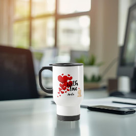 With Love Personalized Travel Mug トラベルマグ