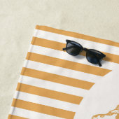 With Love Sanibel Island Junonia Beach Towel ビーチタオル (インサイチュ)