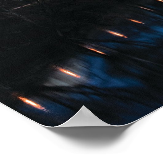 'With Love' Skyline Poster, 18" x 24" ポスター (角)