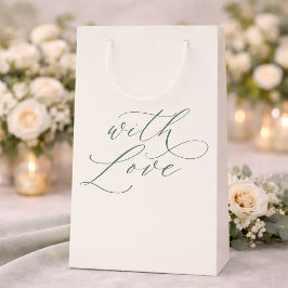 With Love Wedding Favor Bag スモールペーパーバッグ