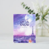 With menu Amour Éternel RSVP Card  (スタンド正面)