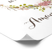 With My Wholeハートフローラ結婚リース ポスター (角)