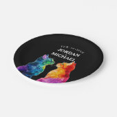 With names,Purrfectly Yours: A Rainbow Love Story  ペーパープレート (アングル)