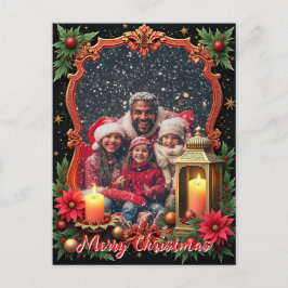 With own photo Golden Glow Greetings シーズンポストカード