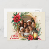 With own photo Hearth & Holly シーズンポストカード (正面/裏面)