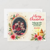 With own photo Holly & Hearth シーズンポストカード (正面/裏面)