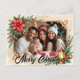 With own photo Lantern & Laughter シーズンポストカード