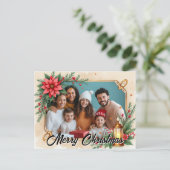 With own photo Poinsettia Parade シーズンポストカード (スタンド正面)