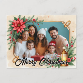 With own photo Poinsettia Parade シーズンポストカード
