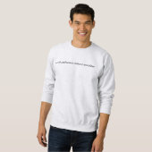 With Patience Men's Basic Sweatshirt スウェットシャツ (正面フル)