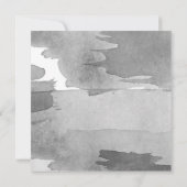 With Photo エレガント Minimalist Life of Life 招待状 (裏面)